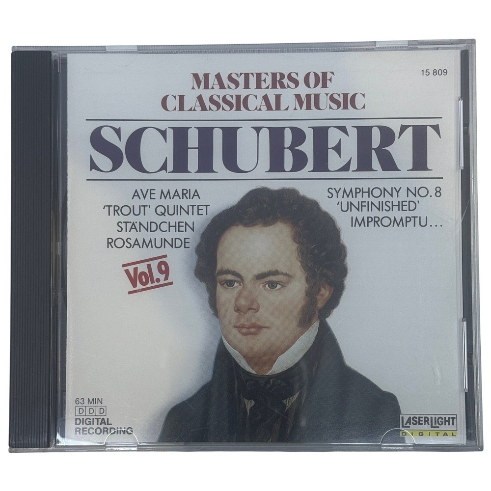 Masters of Classical Music Vol 9 Franz Schubert CD LaserLight 15809 Ave Maria